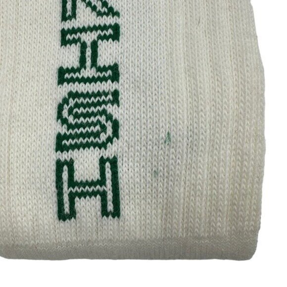 Top Sox Irish Ireland Shamrock Vintage Retro Tube Socks Women's M 80s 70s Stripe - Picture 4 of 4